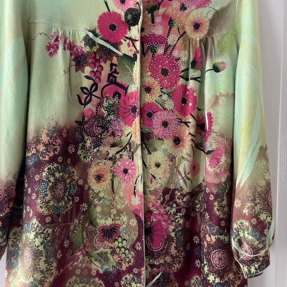 Floral print jacket